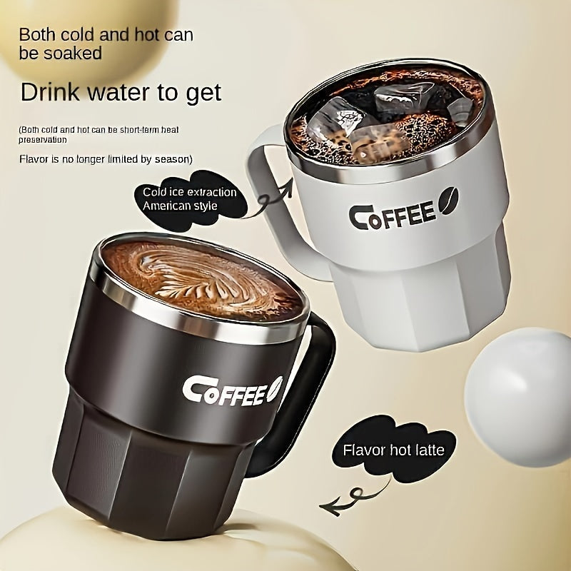 Double-Wall Coffee Mug with Lid