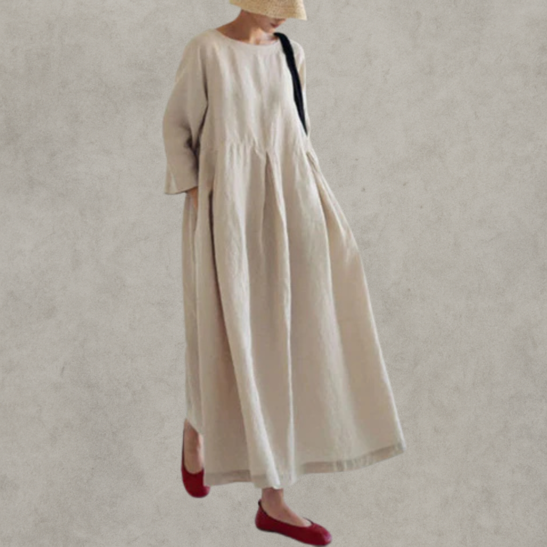 Aprilia™ | Patchwork Dress with Pockets