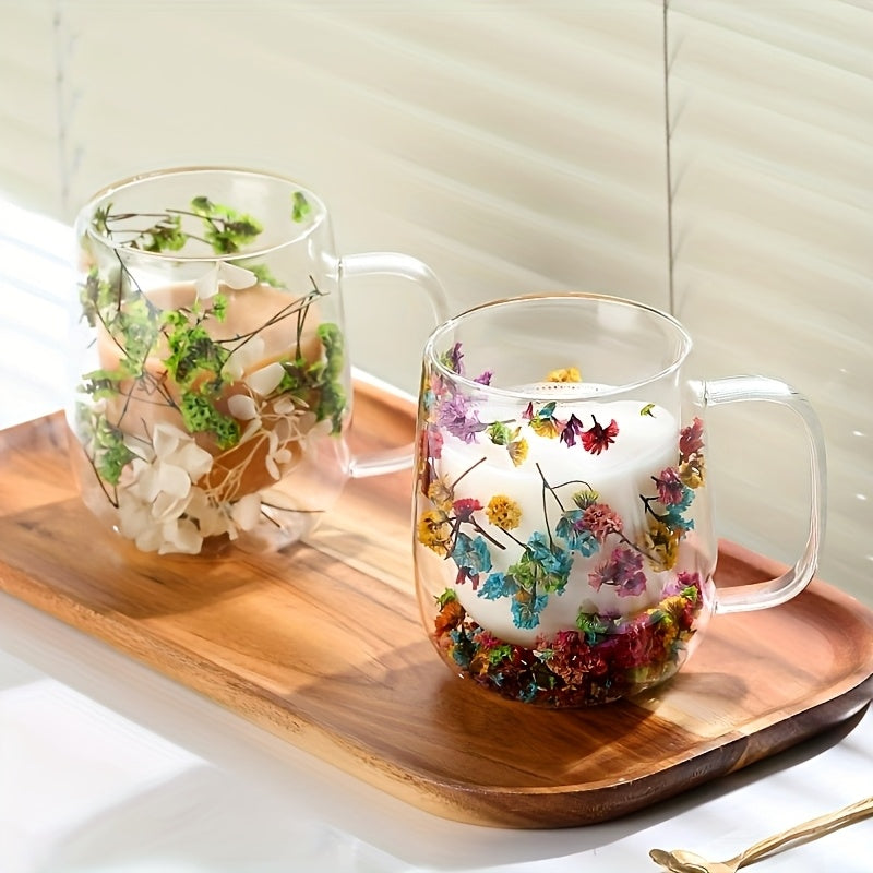 Aesthetic Dried Flower Mug