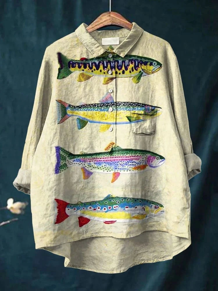 Joanne | Fish Art T-Shirt