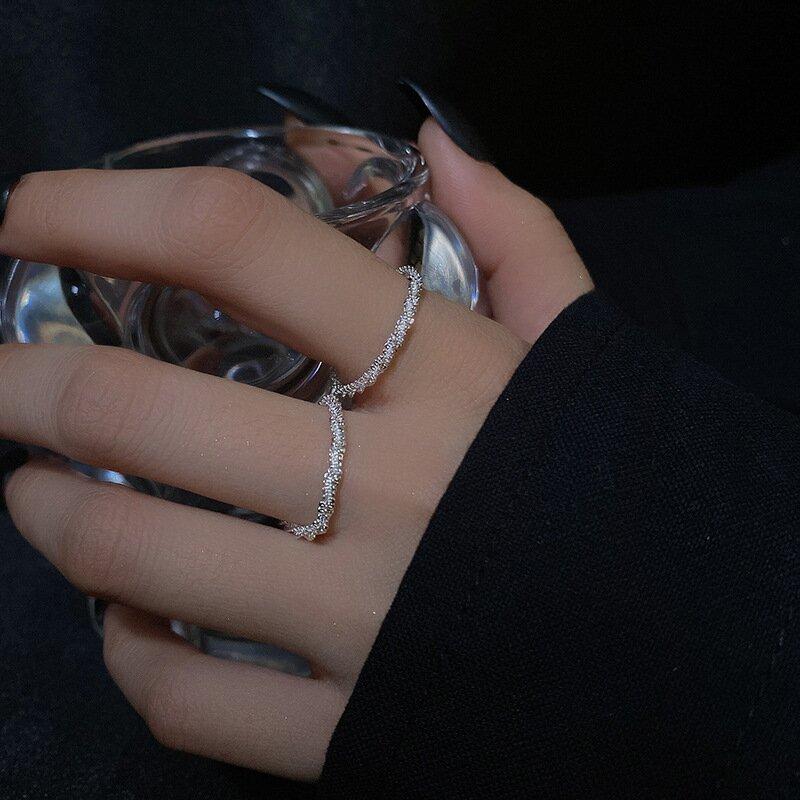 Shimmering Silver Star Ring