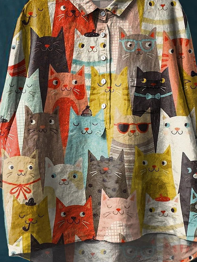 Sheela | Cat Art T-Shirt