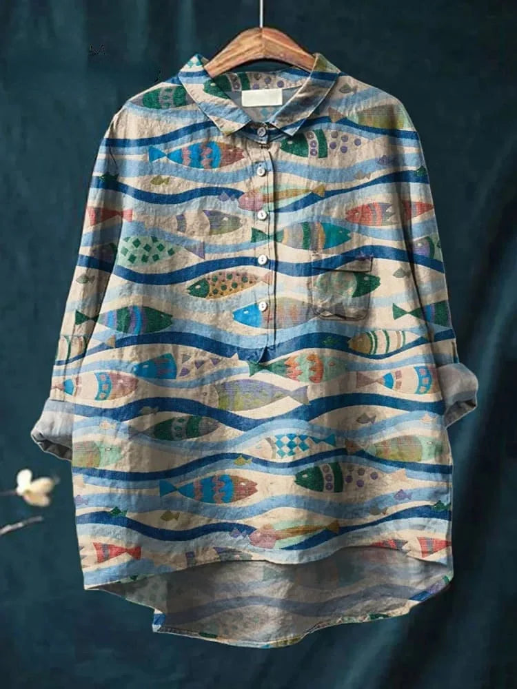 Joanne | Fish Art T-Shirt