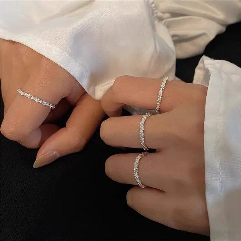 Shimmering Silver Star Ring