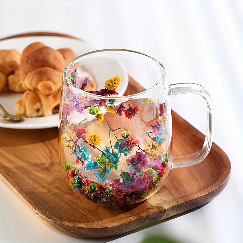 Aesthetic Dried Flower Mug