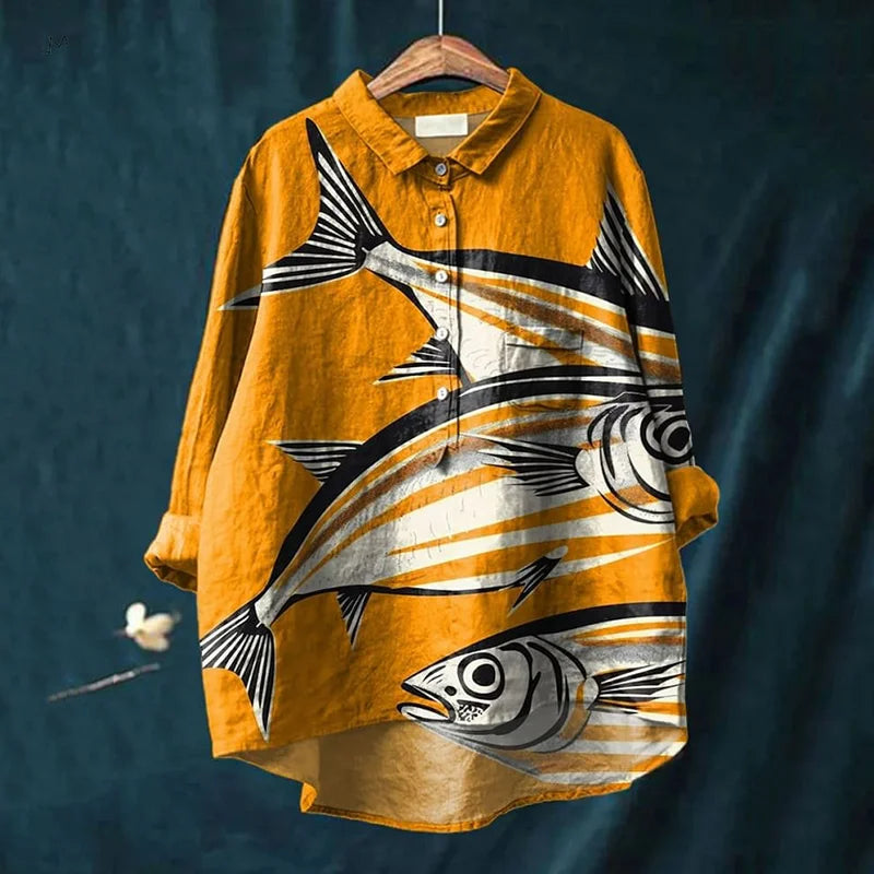Joanne | Fish Art T-Shirt