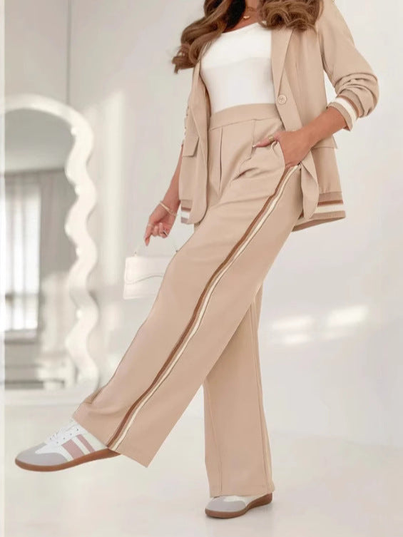 Elegant Commuter Ribbed 2-Piece Set