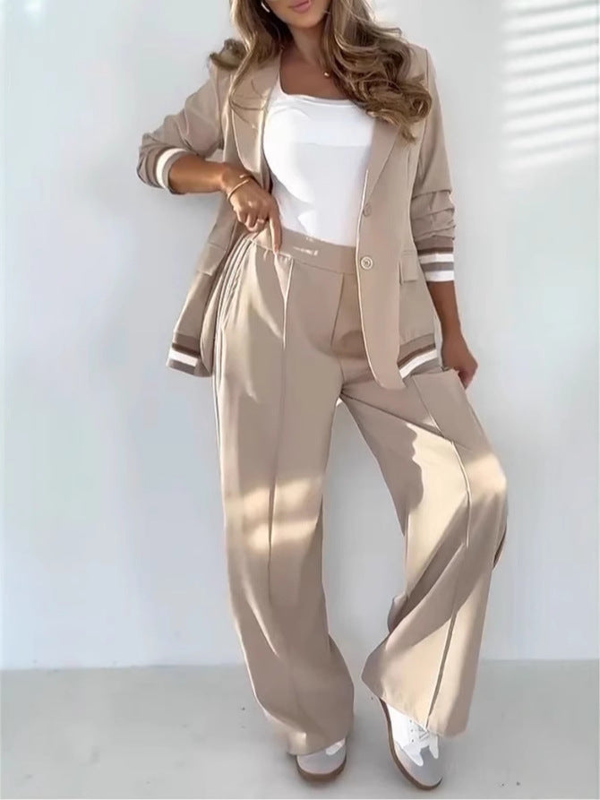 Elegant Commuter Ribbed 2-Piece Set