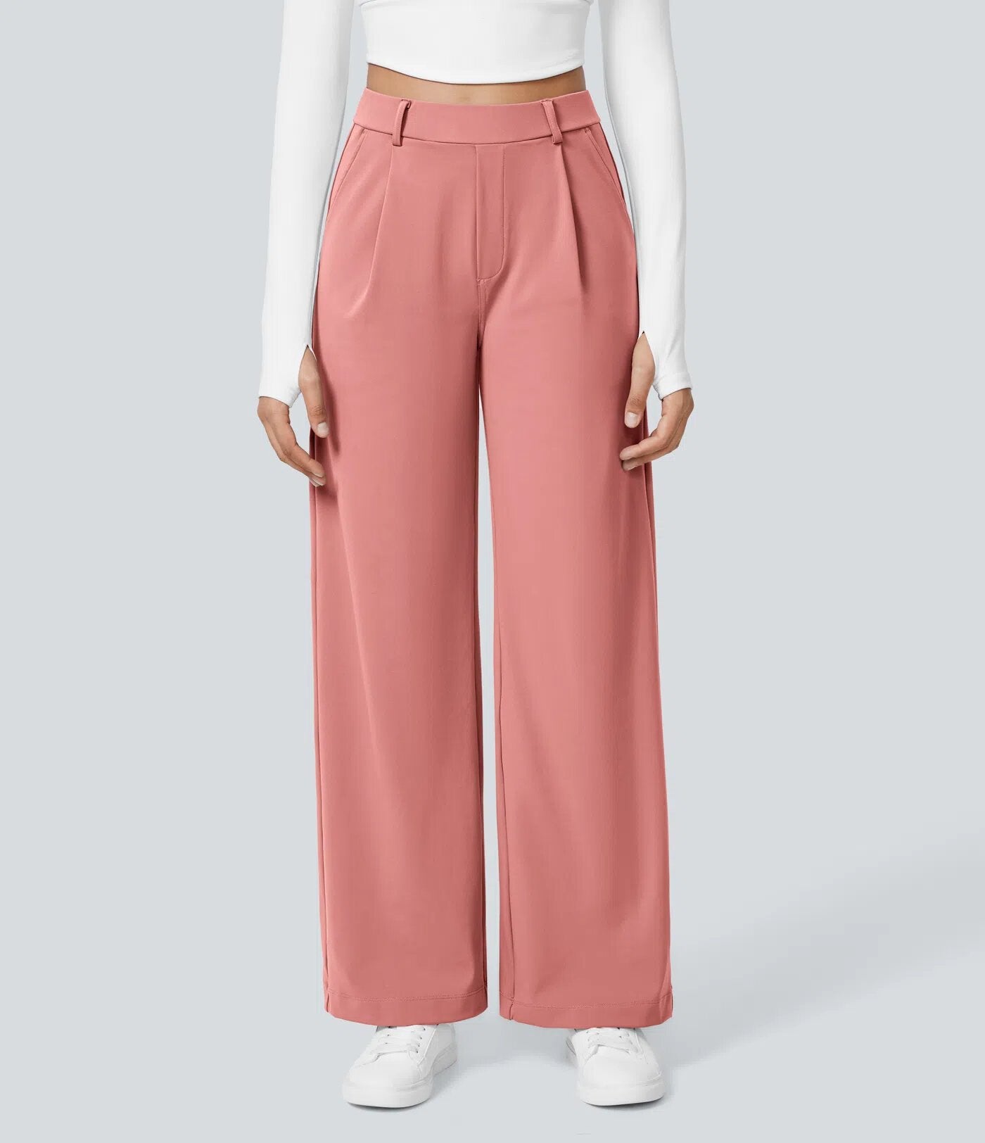 Slim Fit Straight-Leg Pants