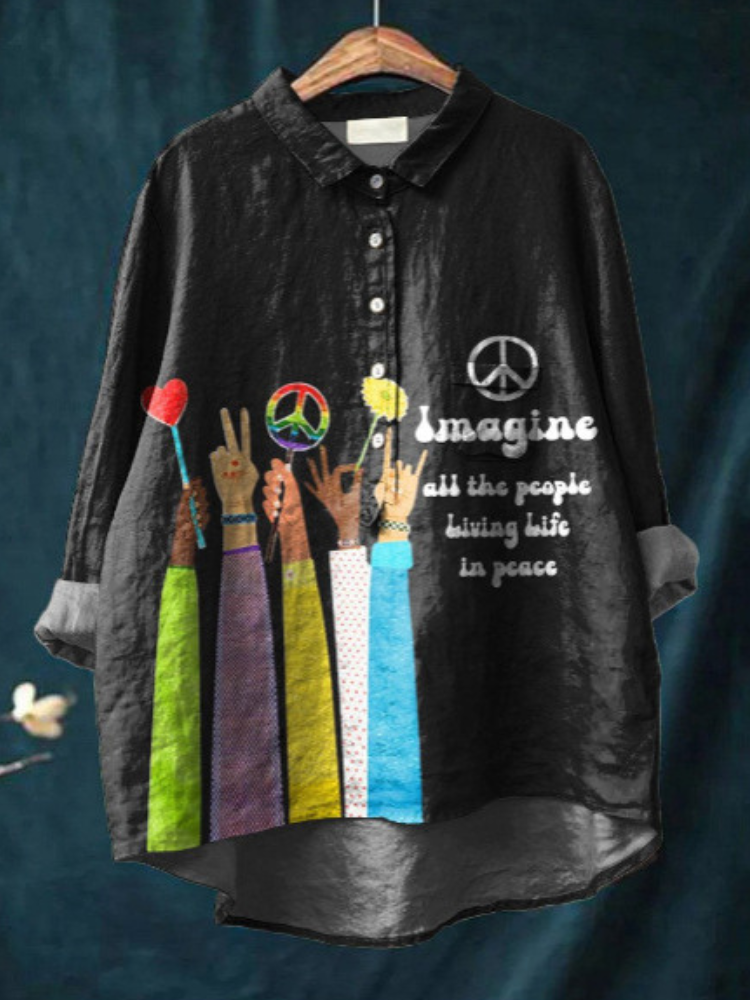 Peace Hippie Art T-Shirt