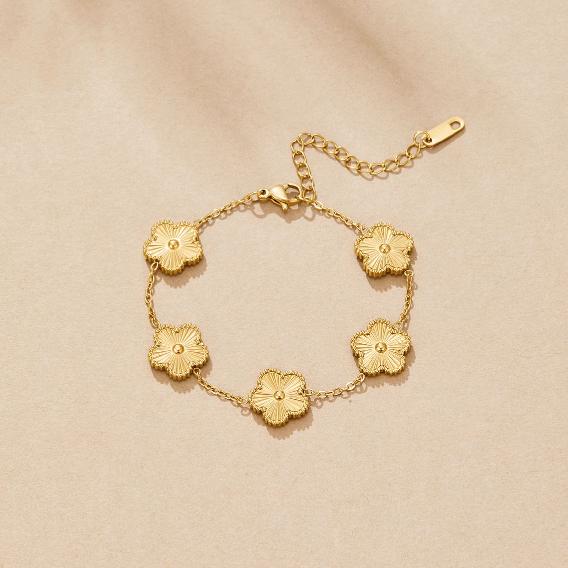 Fortune Charm Golden Bracelet