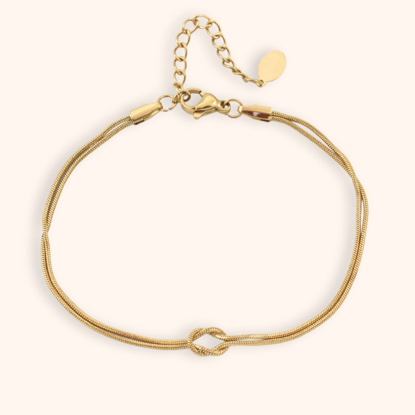 Bracelet Set with Connected Knot