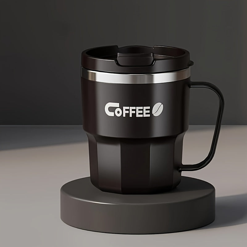 Double-Wall Coffee Mug with Lid