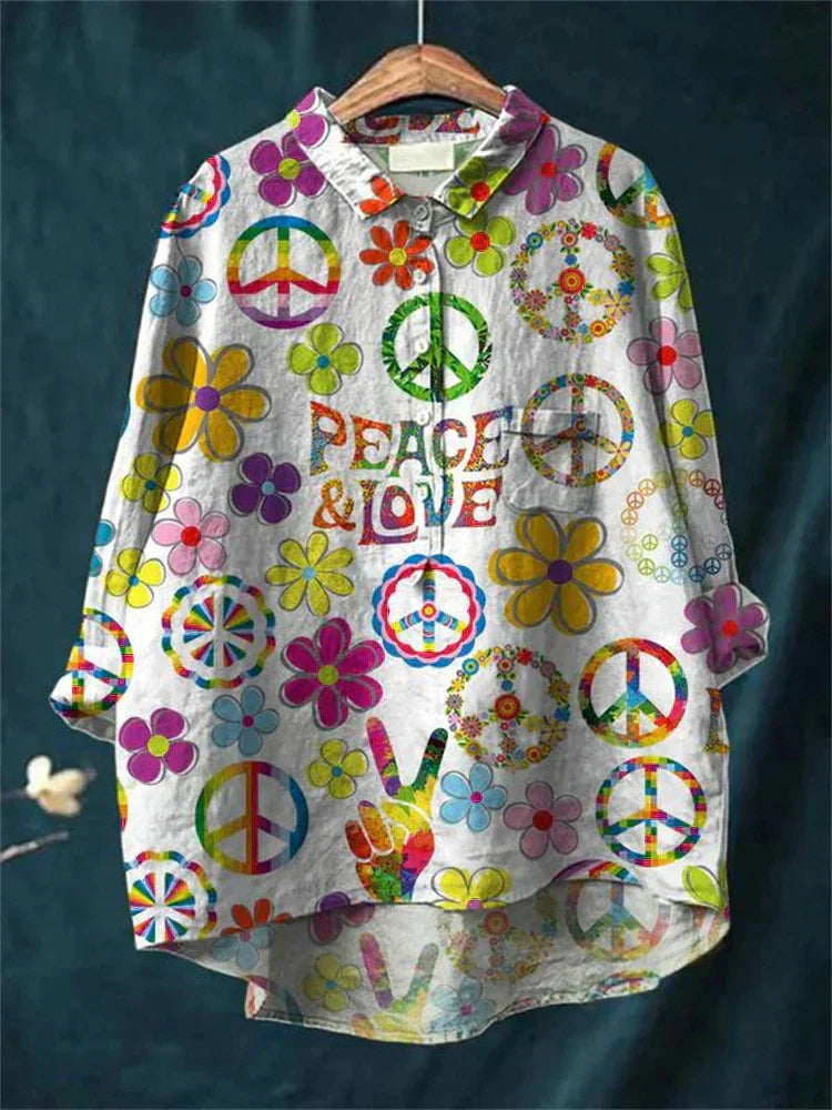 Peace Hippie Art T-Shirt