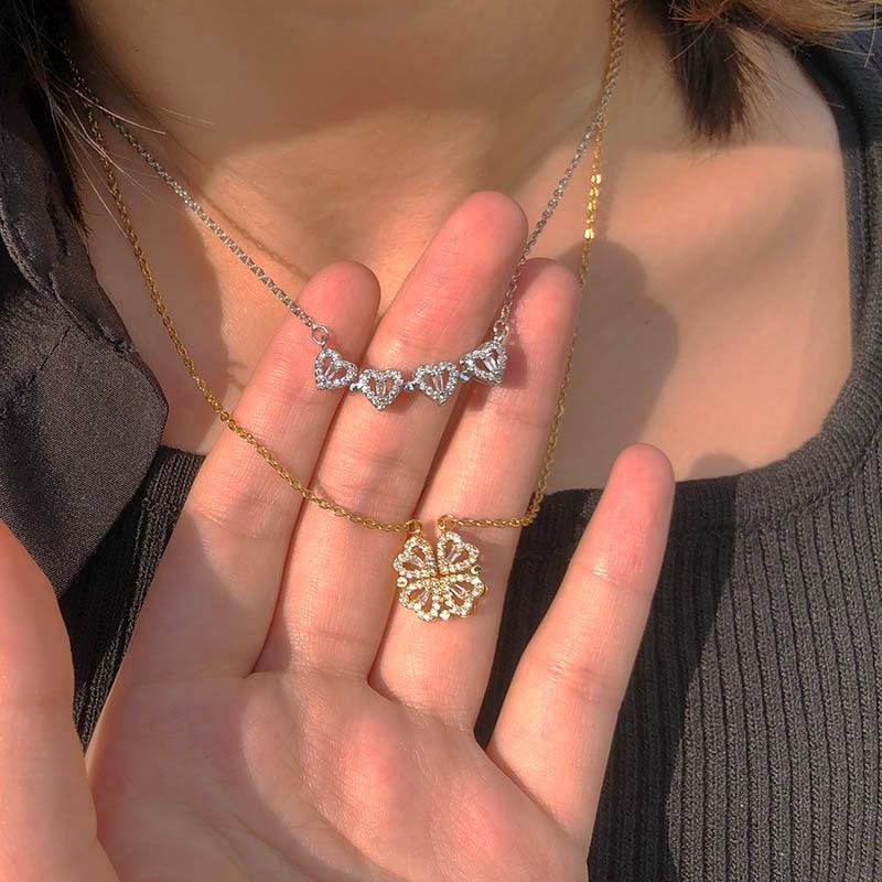Clover Necklace – Embrace Luck, Love, and Trust
