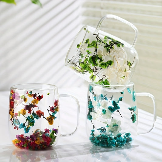Aesthetic Dried Flower Mug