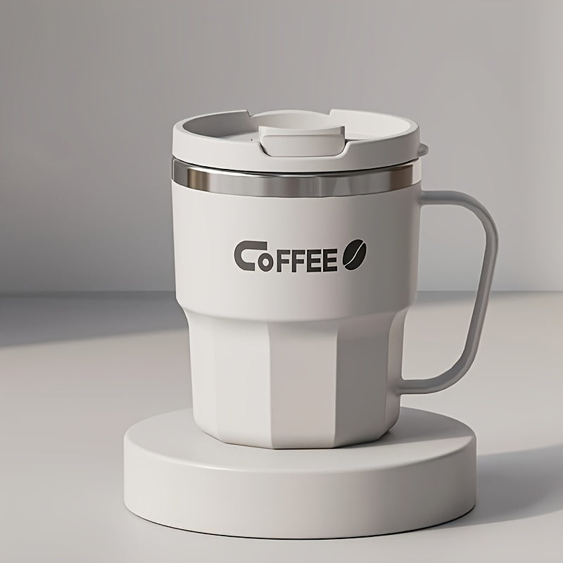 Double-Wall Coffee Mug with Lid