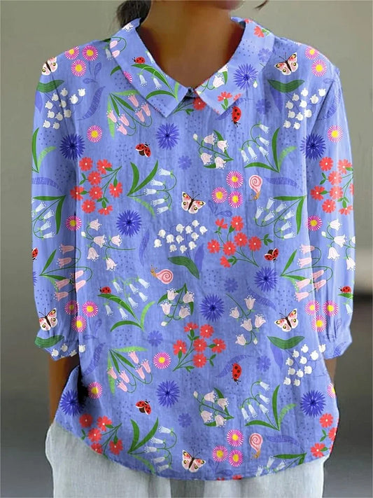 Vintage Colorful Blouse