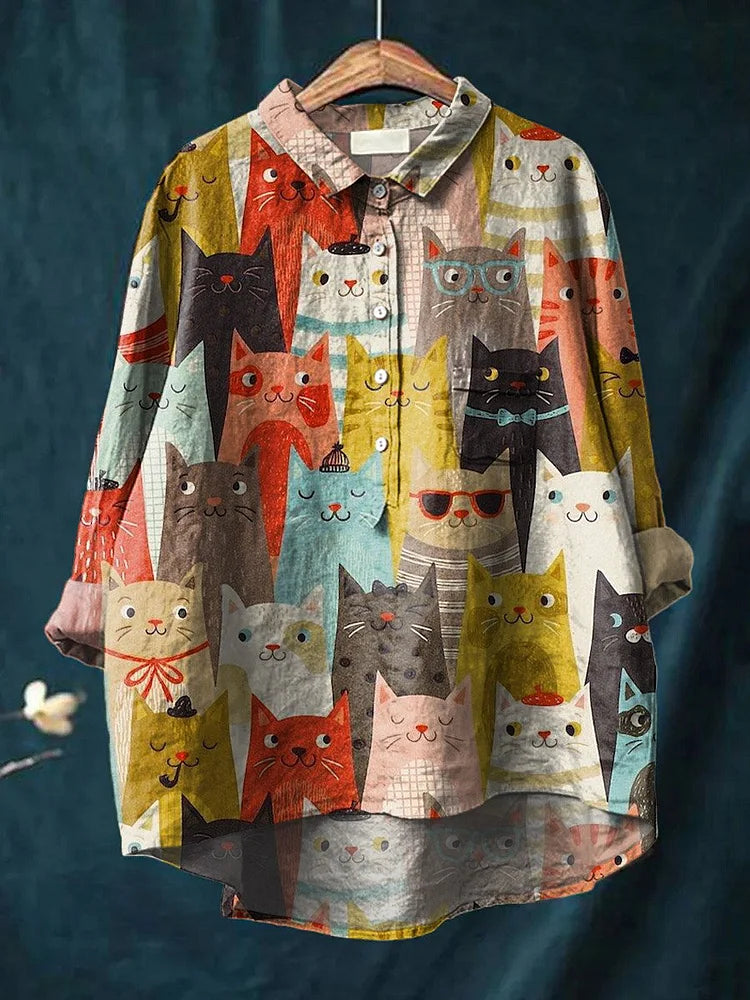 Sheela | Cat Art T-Shirt