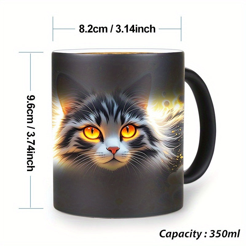 Color-Changing Cat Coffee Cup