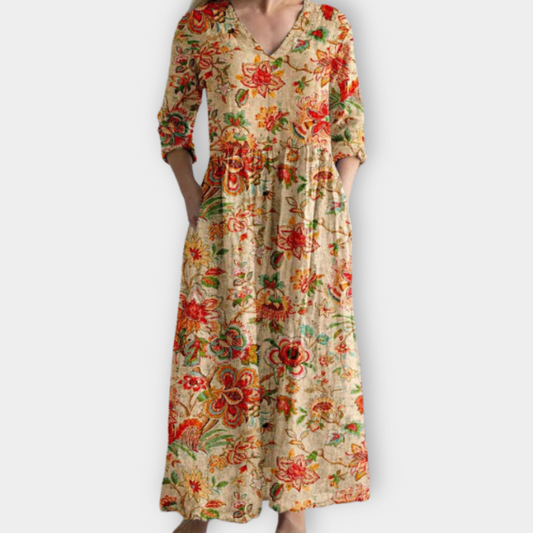 Edelinde | Soft premium fabric Boho maxi dress