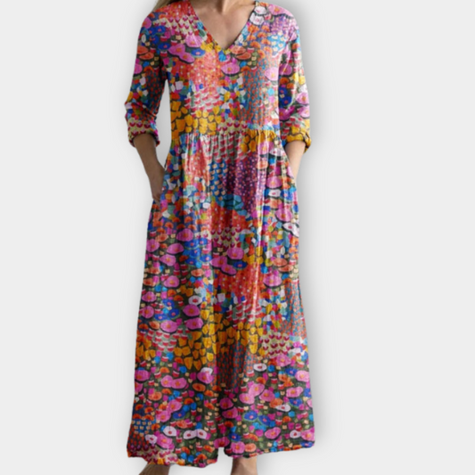 Prisanda | Soft premium fabric boho maxi dress