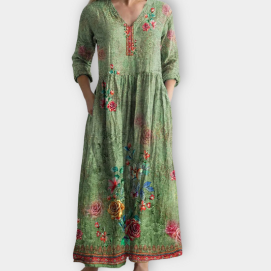 Lanfrida | Soft premium fabric boho maxi dress