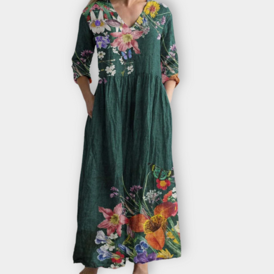 Jorunhild | Soft premium fabric boho maxi dress