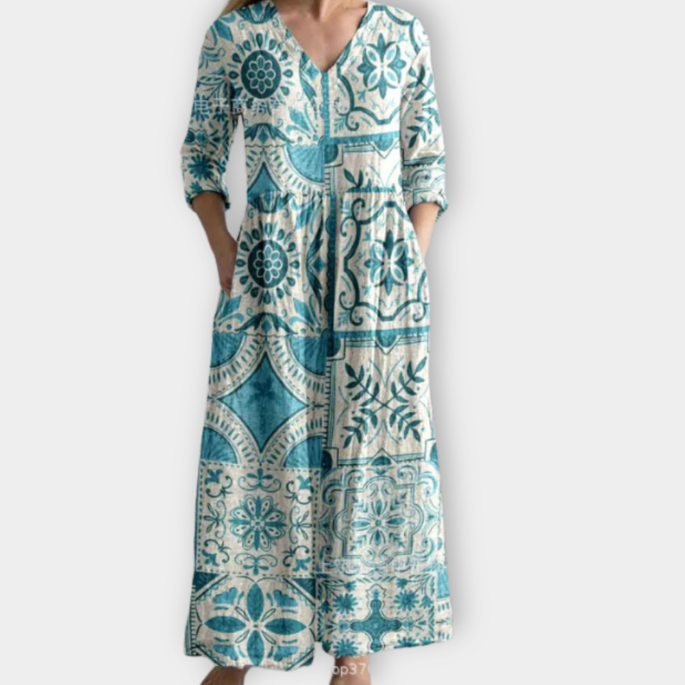 Xaviera | Soft premium fabric boho maxi dress