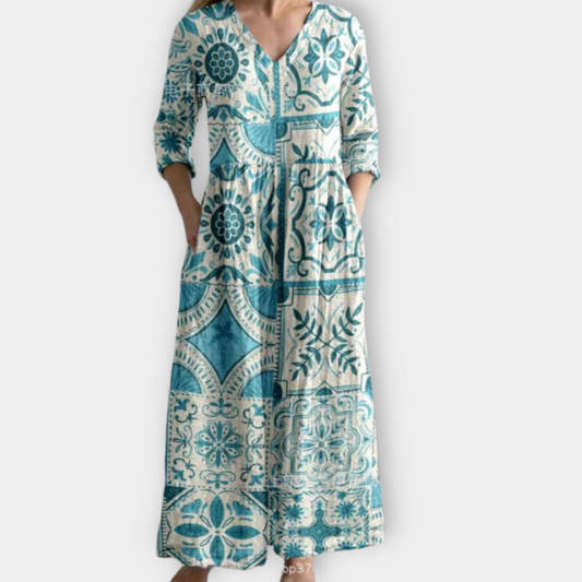 Xaviera | Soft premium fabric boho maxi dress