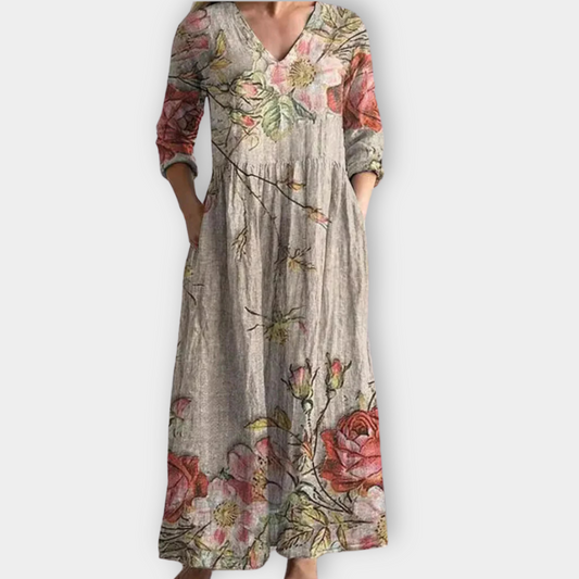 Theodelinde | Soft premium fabric boho maxi dress