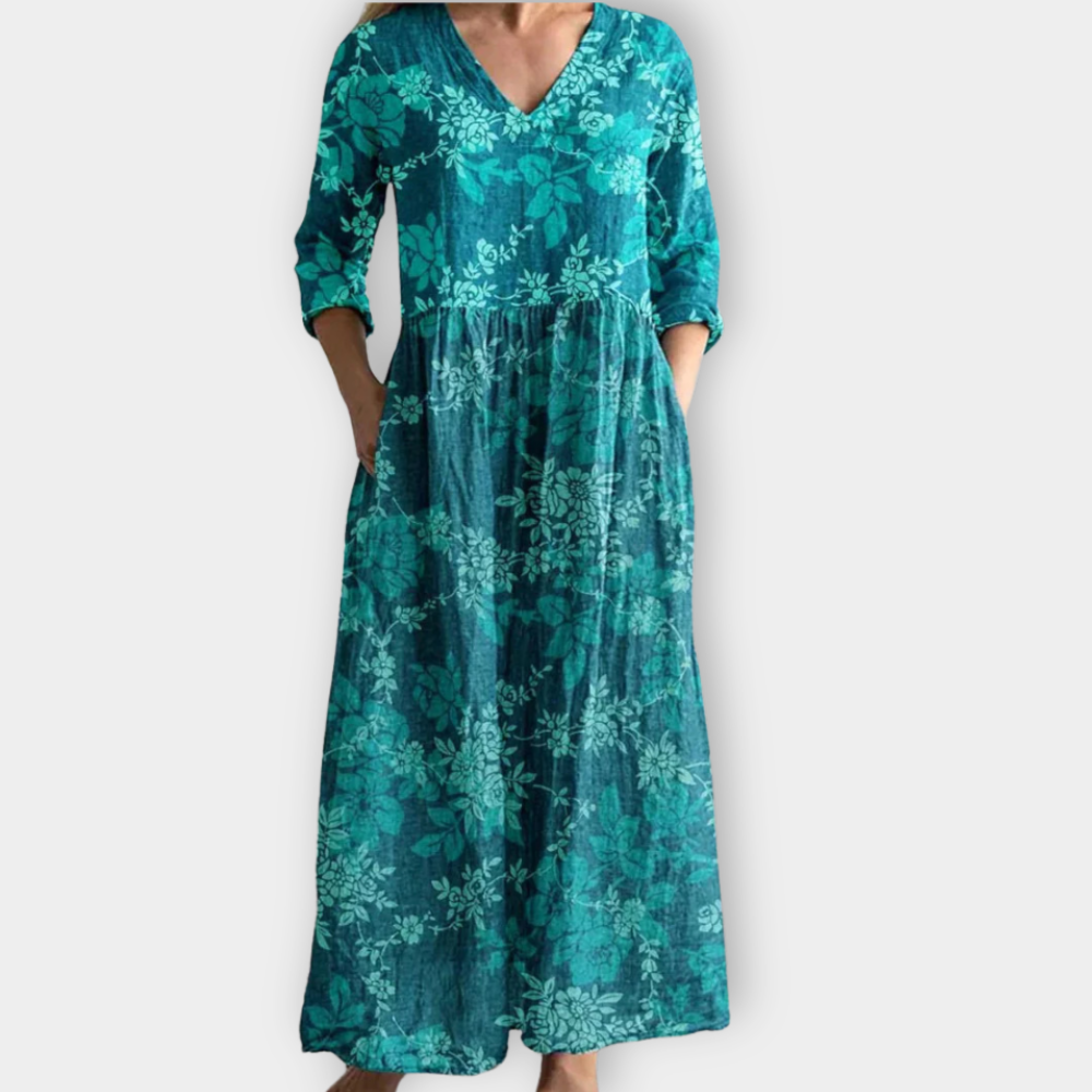 Joanne | Soft Premium Fabric Boho Maxi Dress