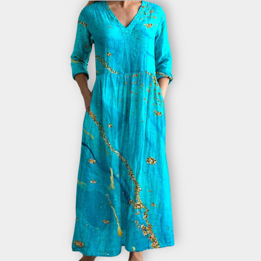 Veltrud | Soft premium fabric boho maxi dress