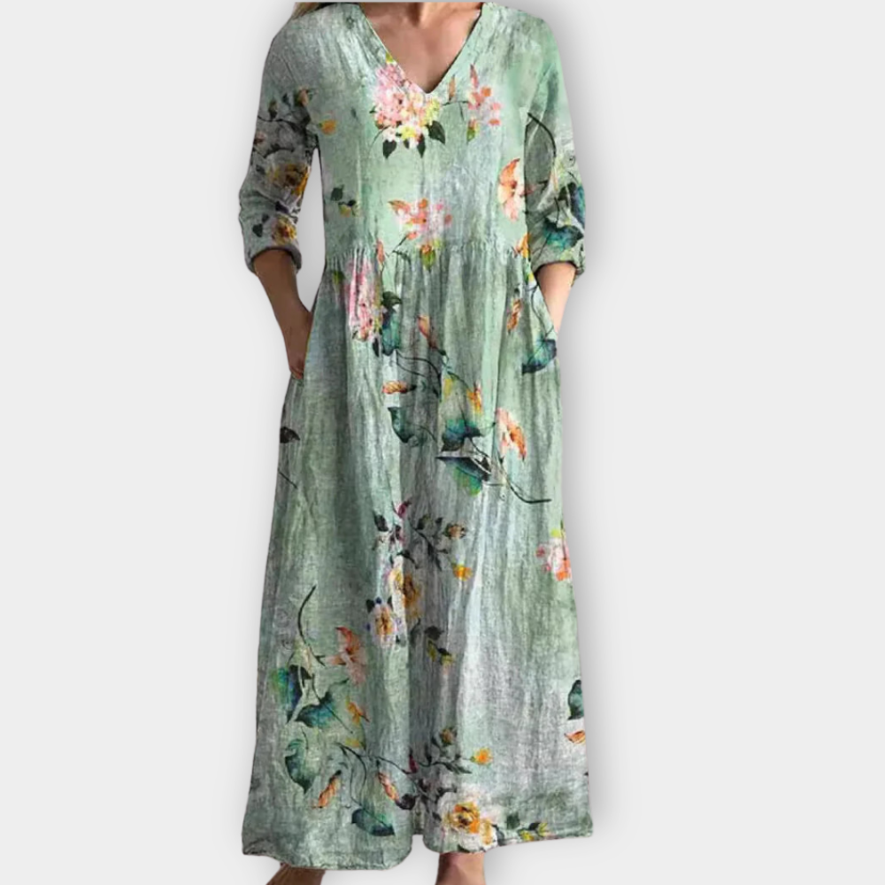 Kreszenz | Soft premium fabric boho maxi dress