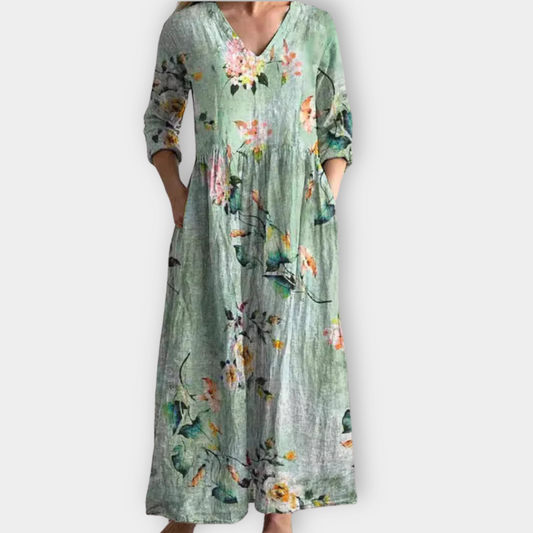 Kreszenz | Soft premium fabric boho maxi dress