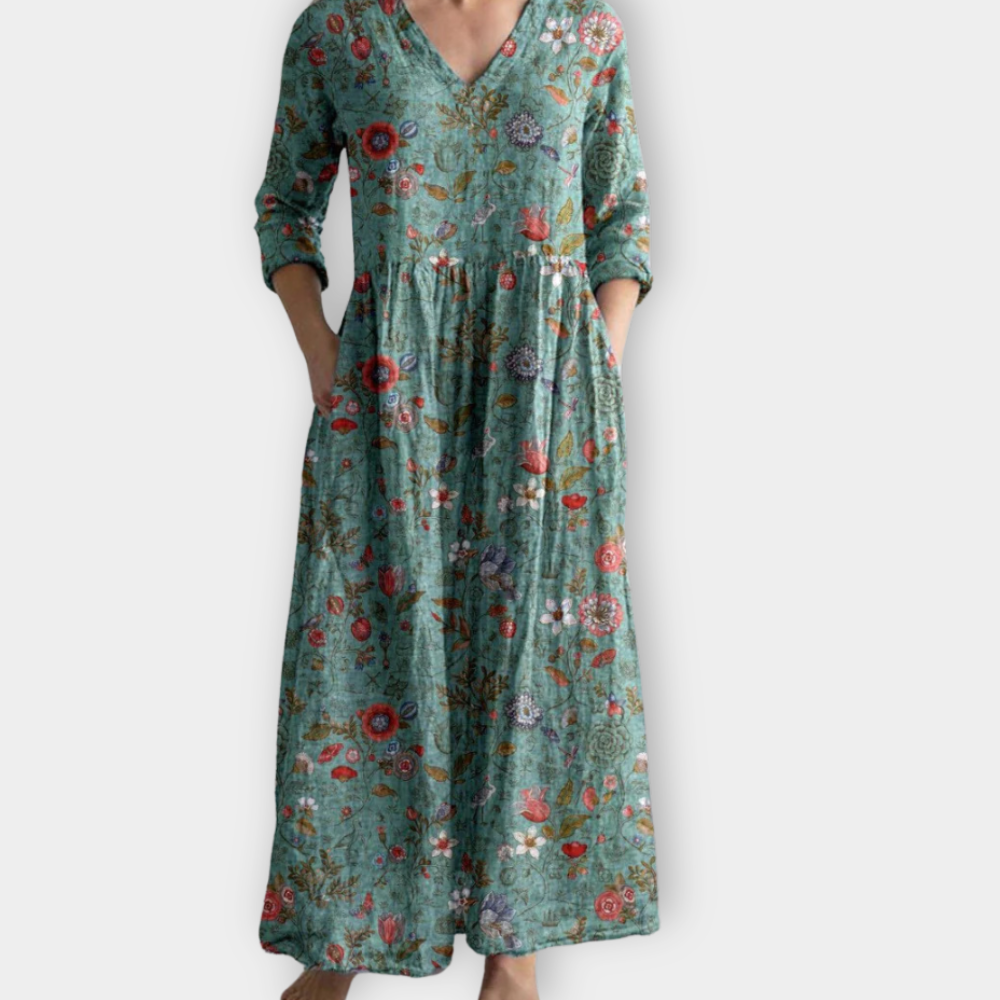Sigruna | Soft Premium Fabric Boho Maxi Dress