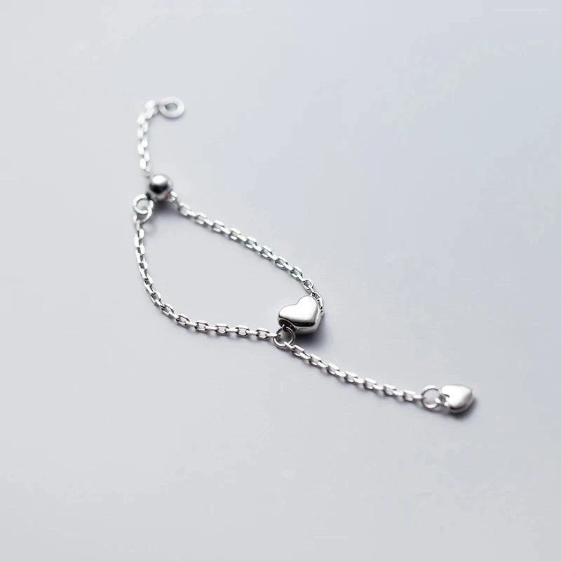 Adjustable Heart Tassel Ring – Whimsical & Romantic