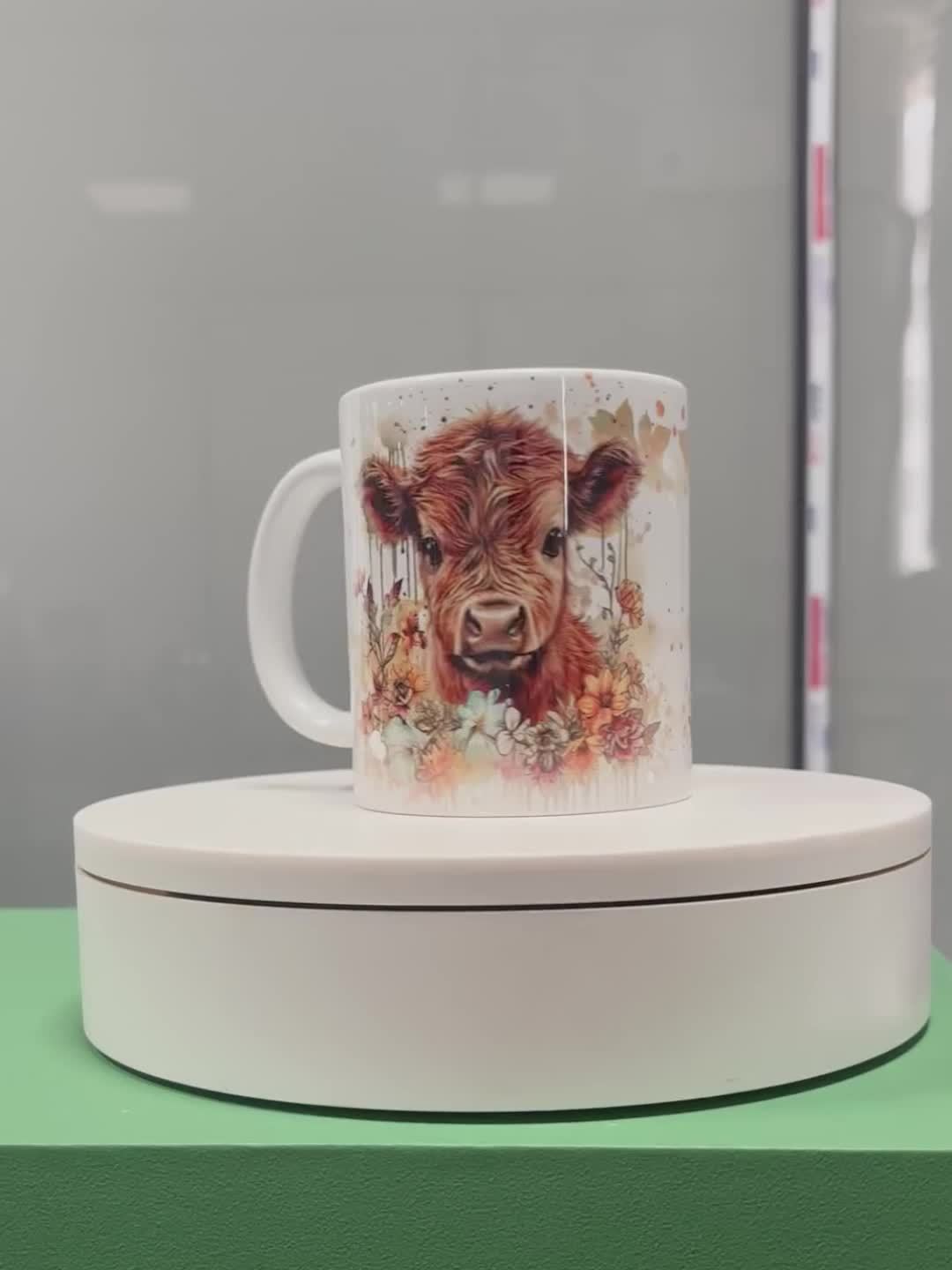 Highland Cow Ceramic Mug