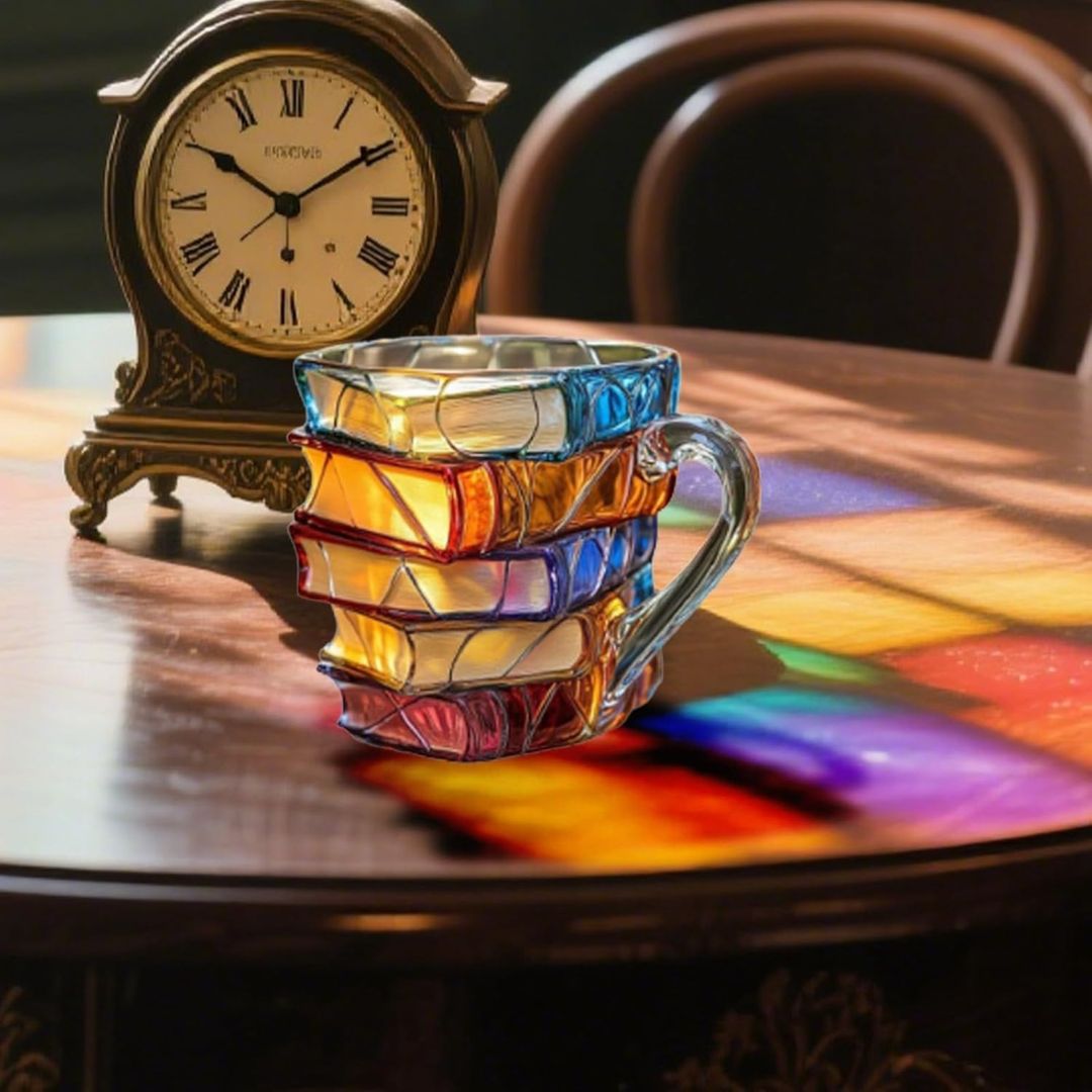 Original Handmade 3D Book Mug
