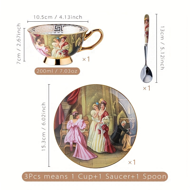 European Vintage Tea & Coffee Set