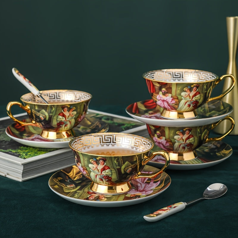 European Vintage Tea & Coffee Set