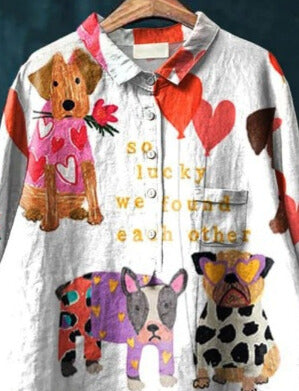 Laura | Dog Art T-Shirt