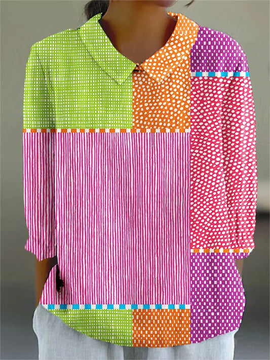 Vintage Colorful Blouse