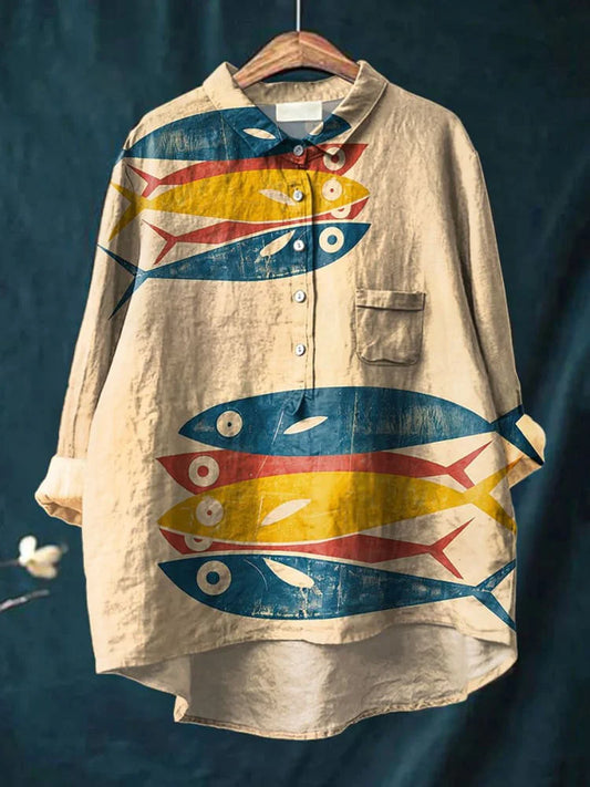 Joanne | Fish Art T-Shirt