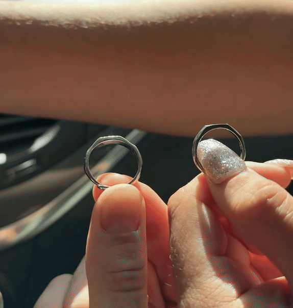 LumiLove Sculpted Rings
