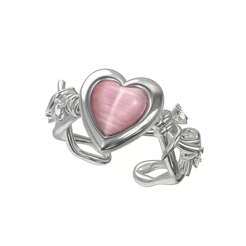 Customizable Antioxidant Heart Ring