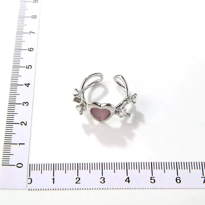 Customizable Antioxidant Heart Ring