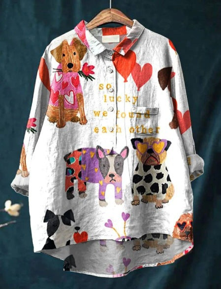 Laura | Dog Art T-Shirt