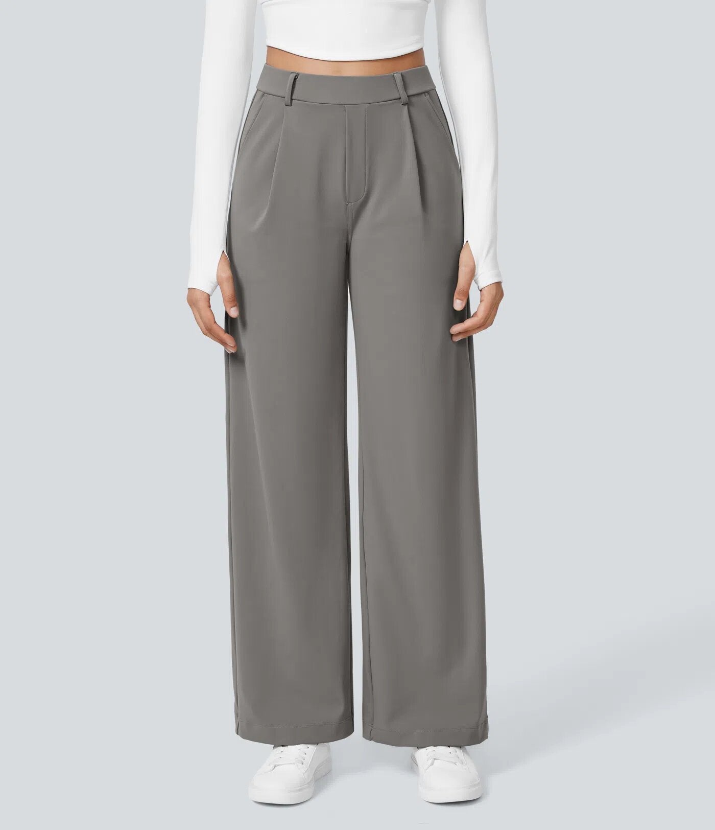 Slim Fit Straight-Leg Pants