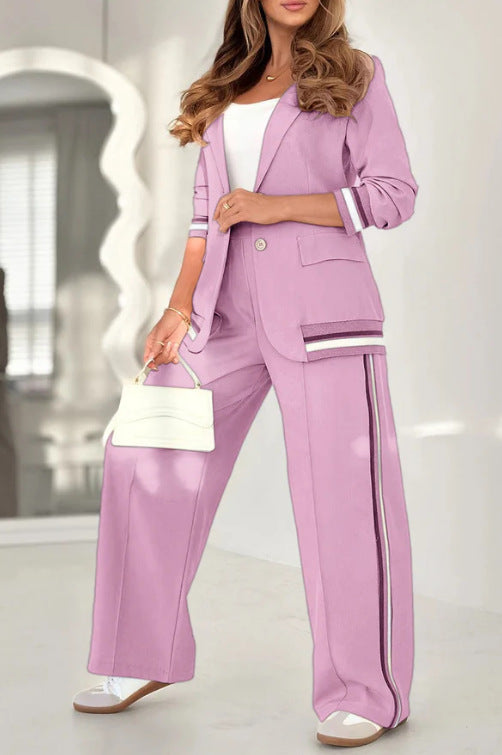 Elegant Commuter Ribbed 2-Piece Set